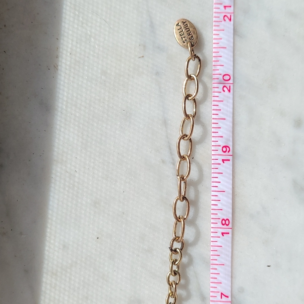 Stella + Ruby Gold Statement Necklace - image 4